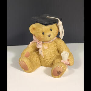 Vtg 1995 ENESCO CHERISHED TEDDIES "Best is Yet To Come" GIRL Graduation 127957